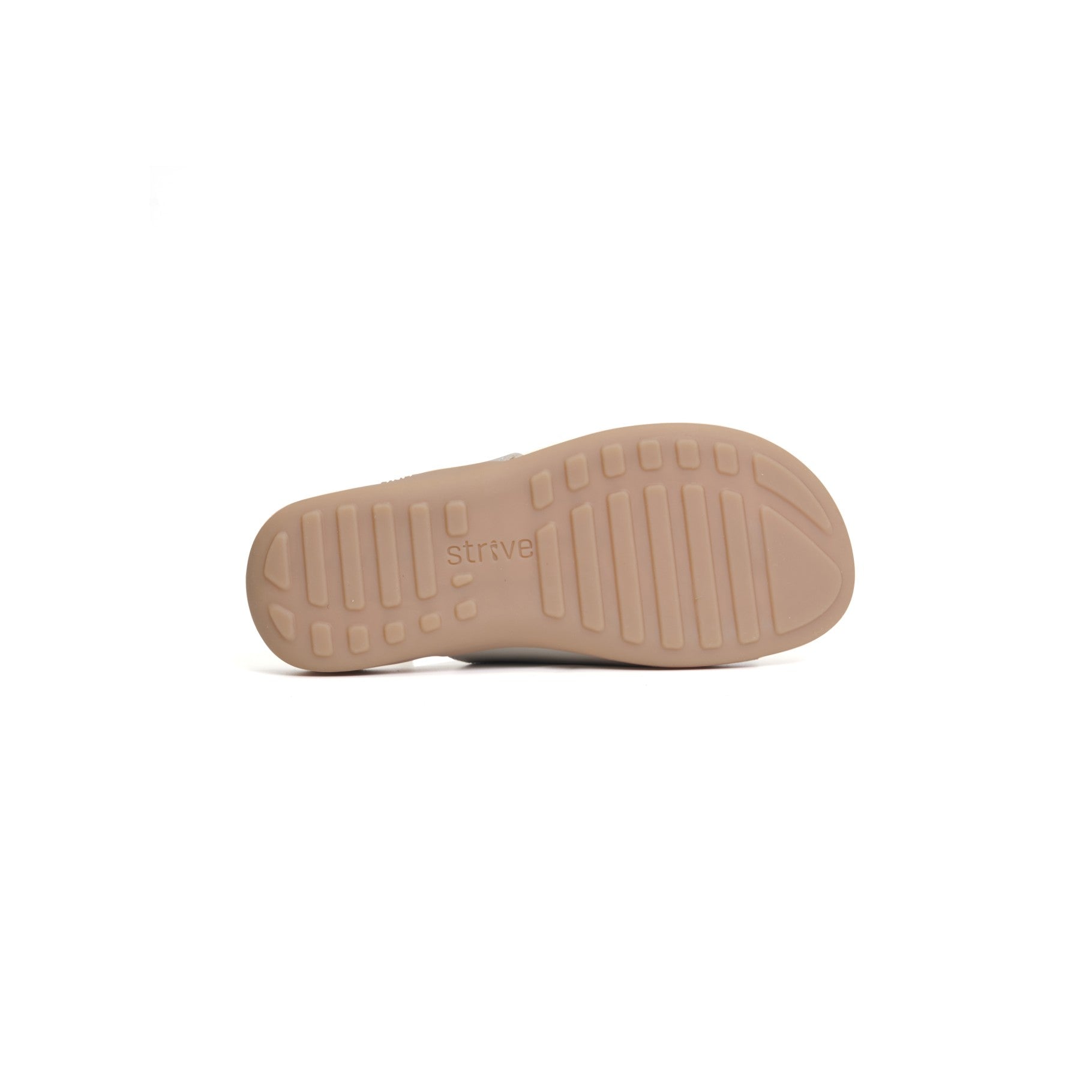 Strive Capri 4 Women's Orthotic Sandals with Arch Support - Latte - Bottom View