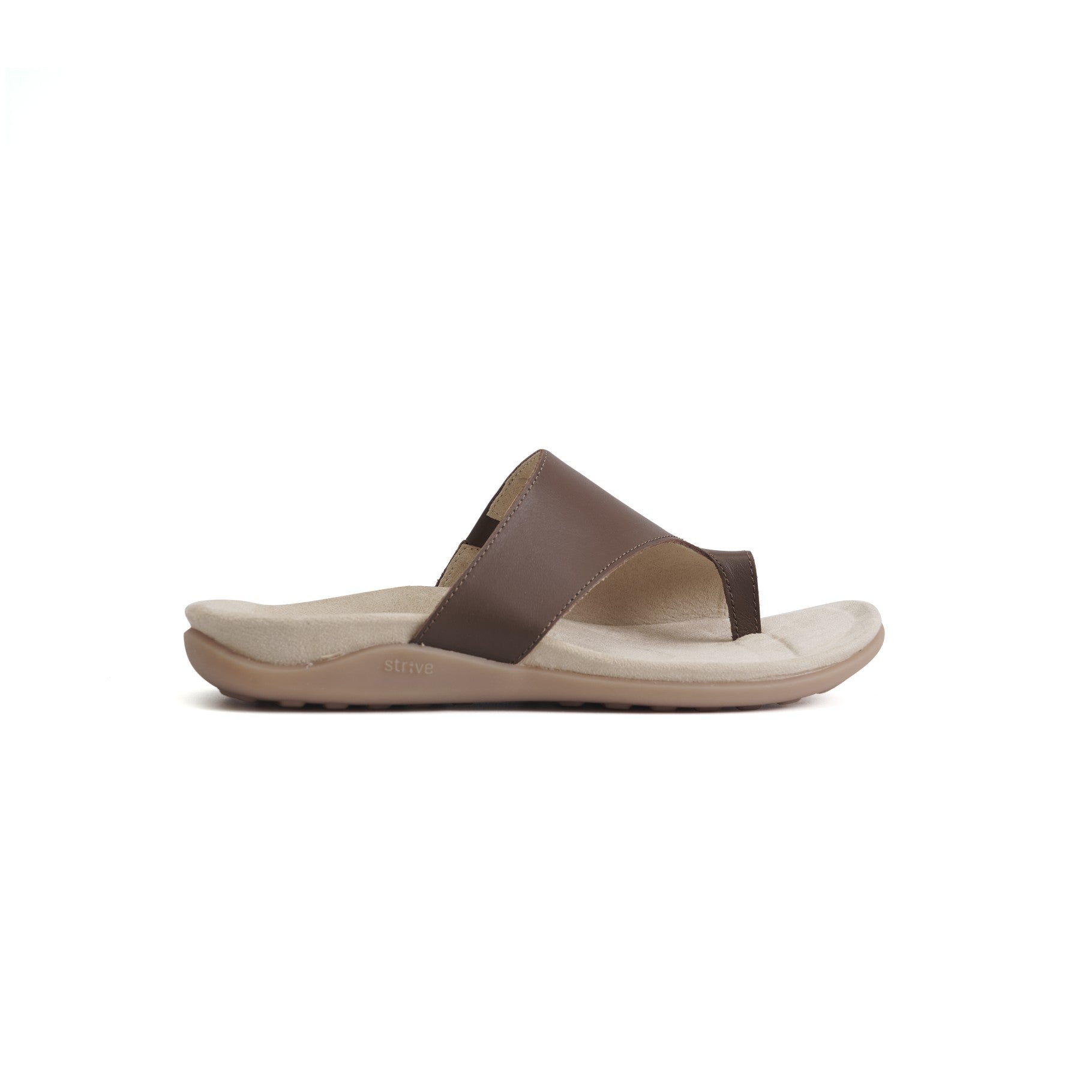 Strive Capri 4 Women's Orthotic Sandals with Arch Support - Tan - Side