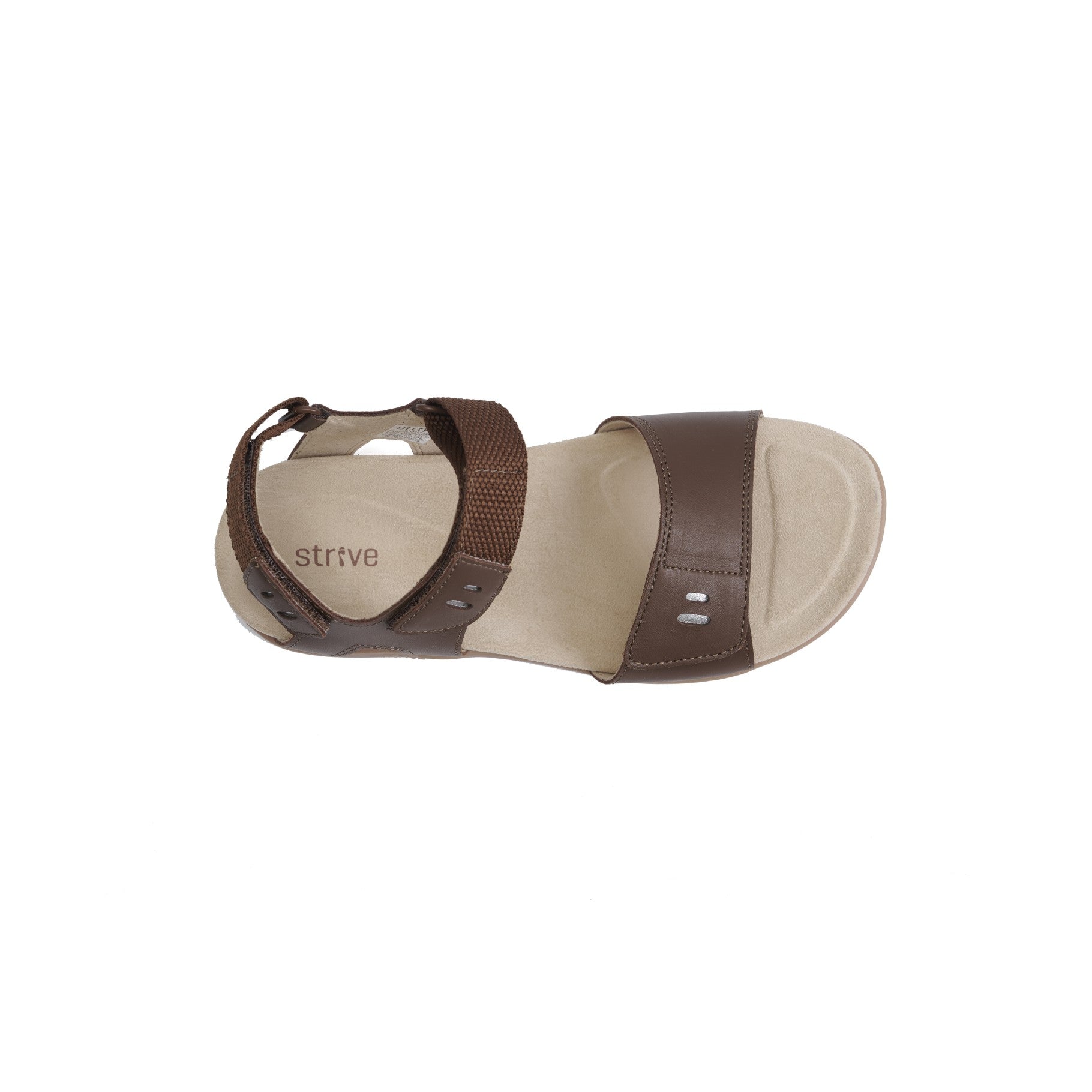 Strive Float II Women's Active Supportive Sandal - Tan - Overhead