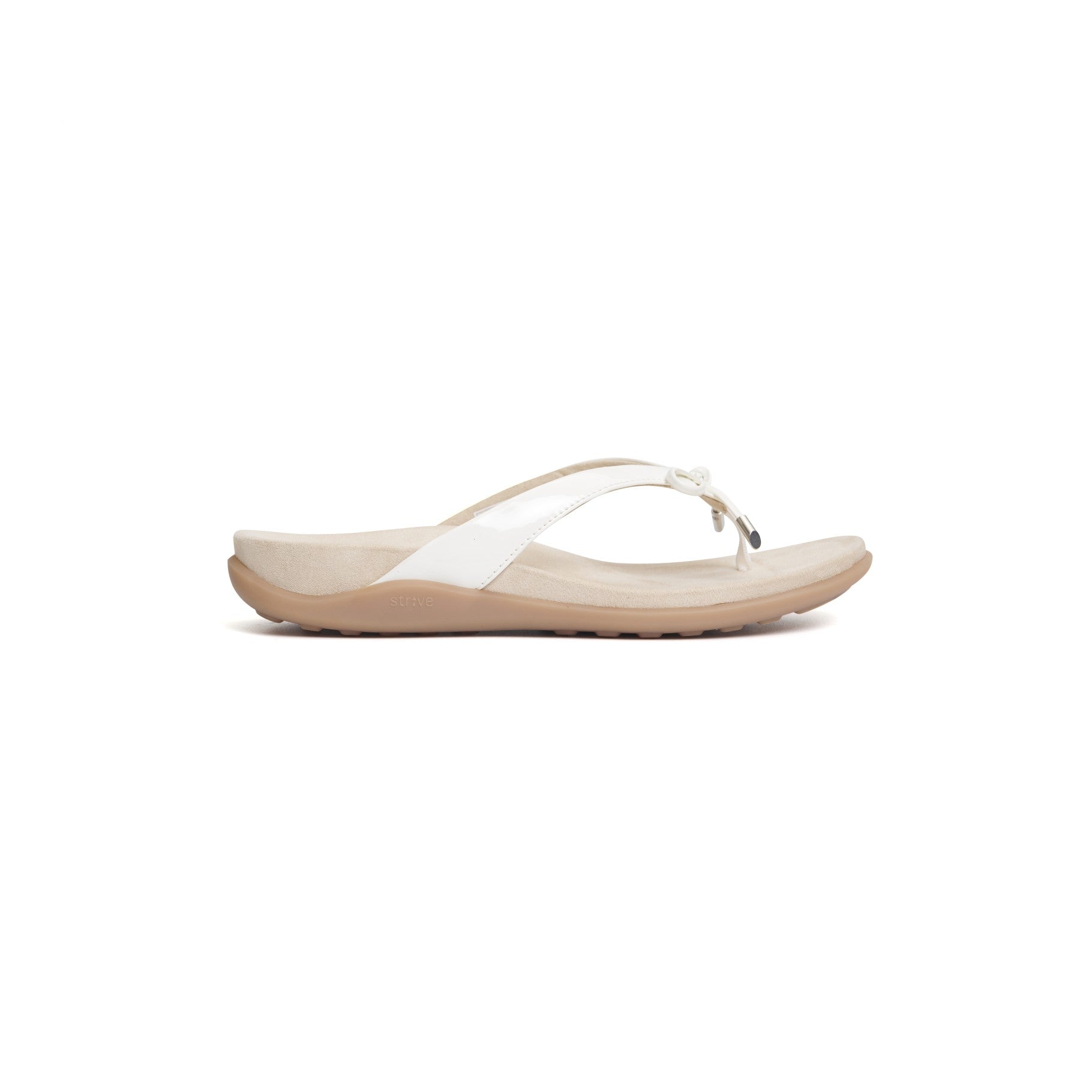 Strive Island II Women's Orthotic Sandals with Arch Support - White - Side