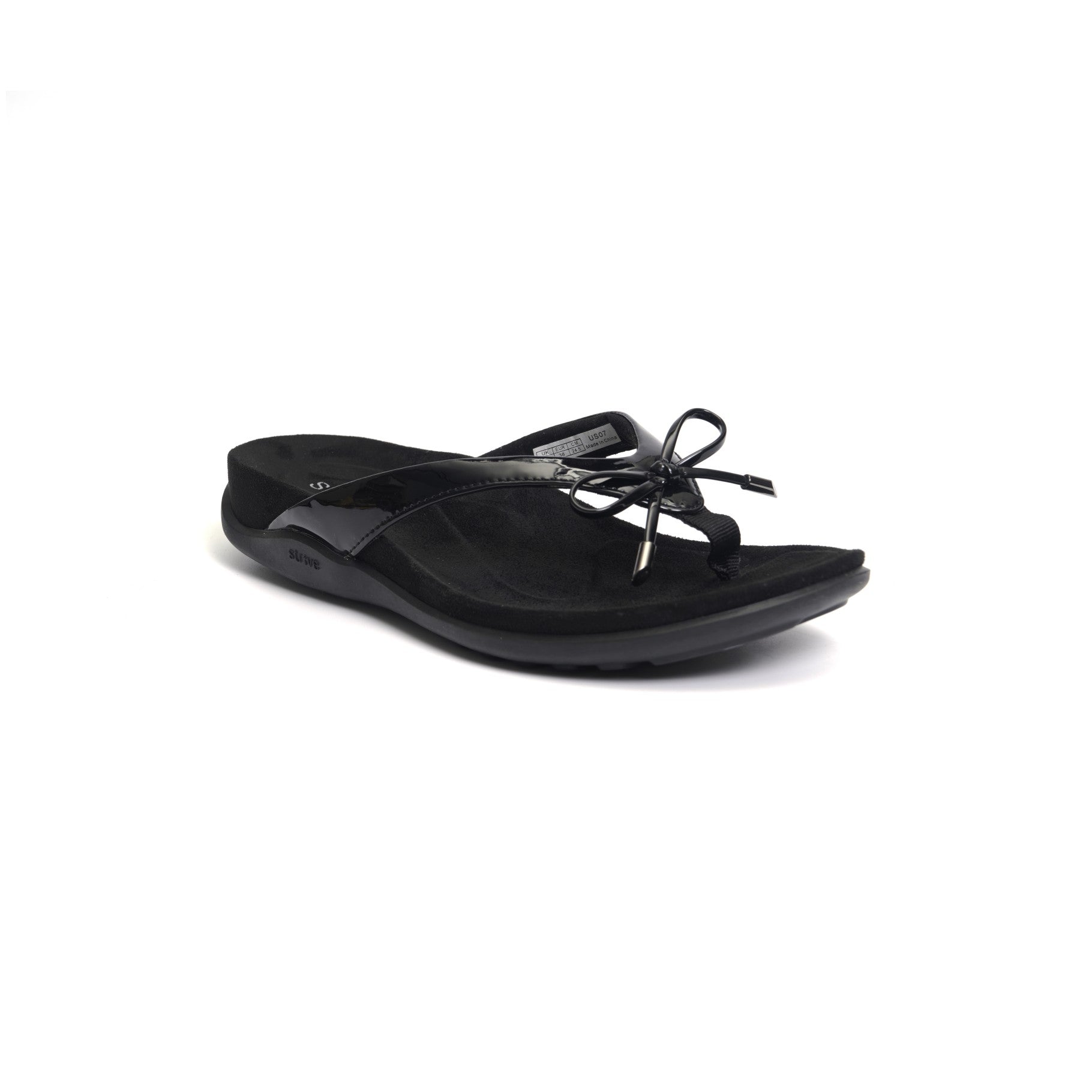 Strive Island II Women's Orthotic Sandals with Arch Support in Black