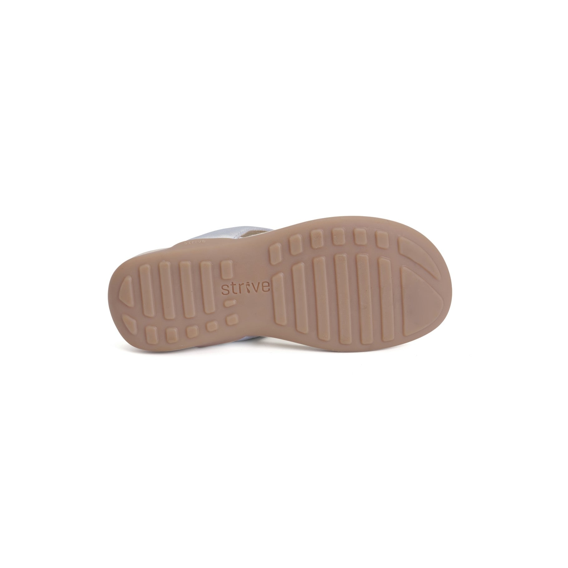 Strive Antibes Women's Orthotic Toe Post Sandals - Silver - Bottom View