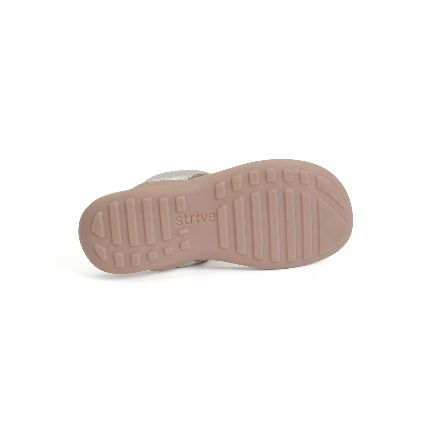 Strive Antibes Women's Orthotic Toe Post Sandals - Gold - Bottom View