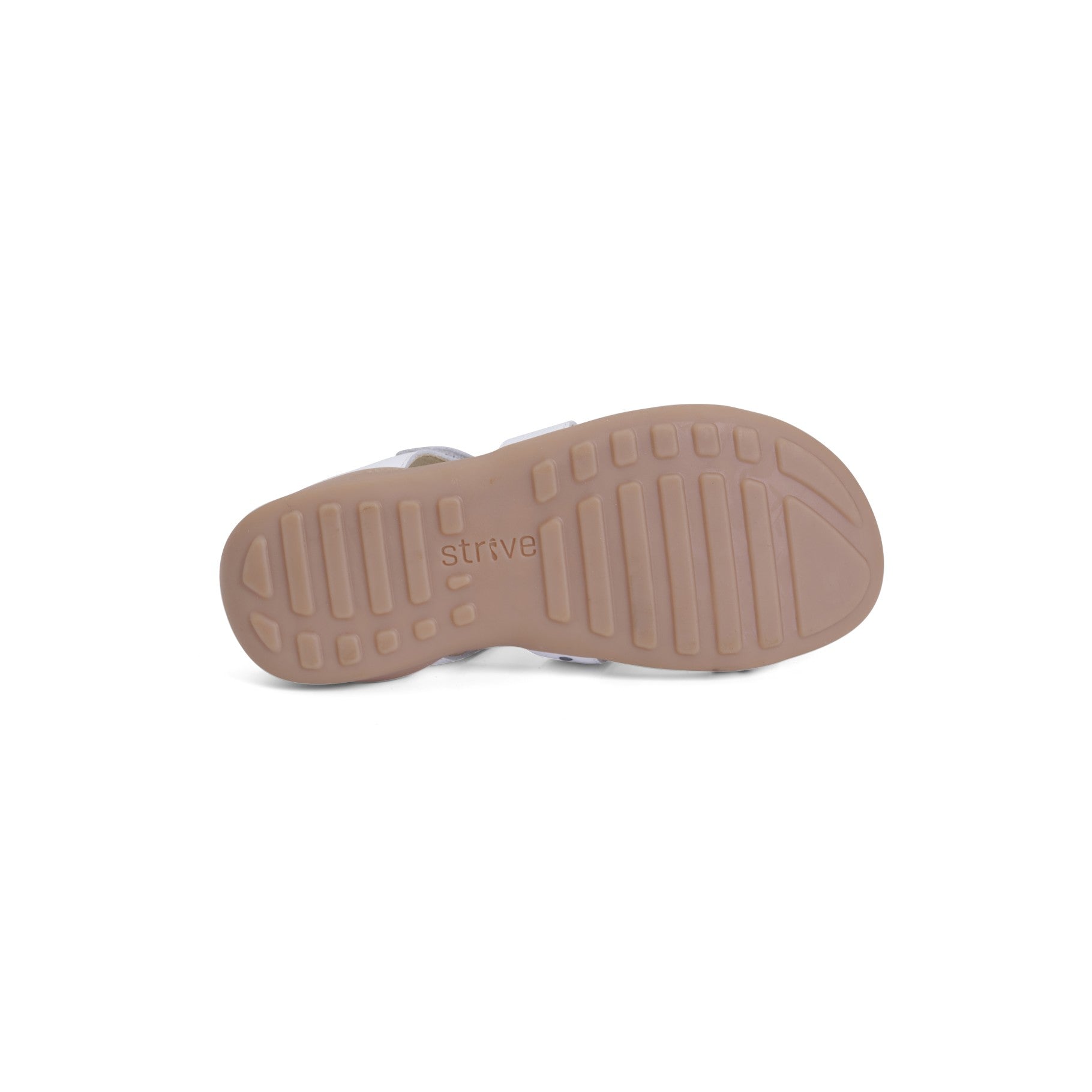 Strive Biarritz Women's Orthotic Walking Sandals - White - Bottom View