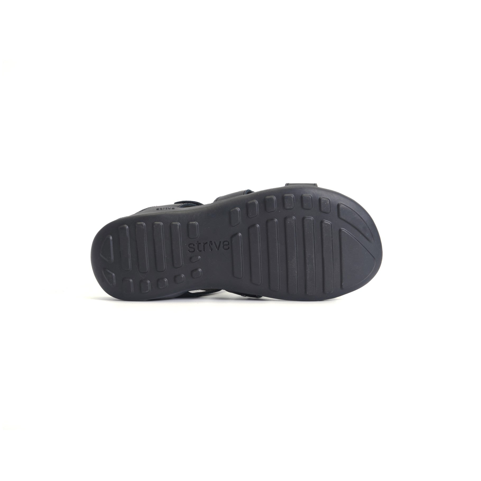 Strive Biarritz Women's Orthotic Walking Sandals - Black Ii - Bottom View