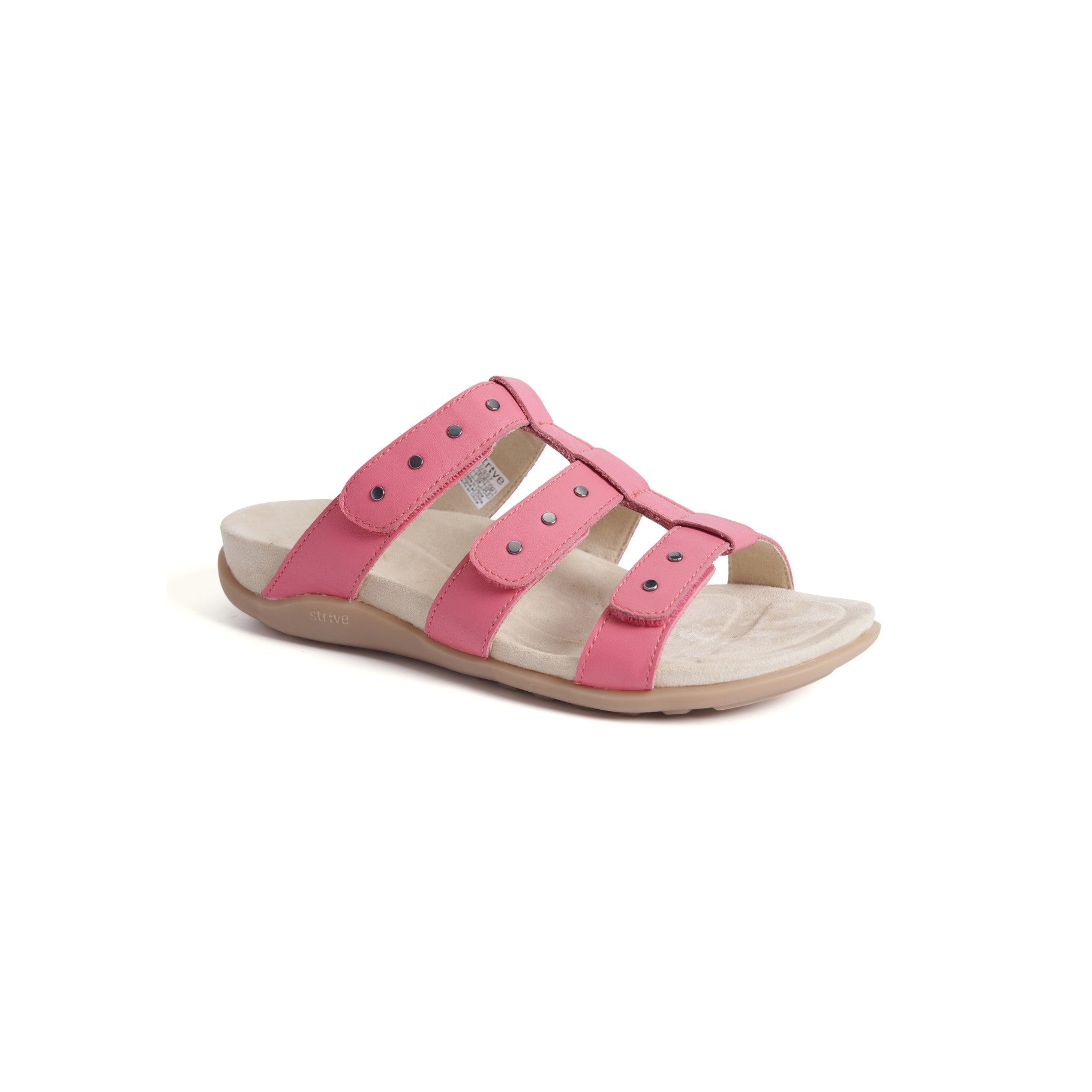 Strive Biarritz Women's Orthotic Walking Sandals in Coral