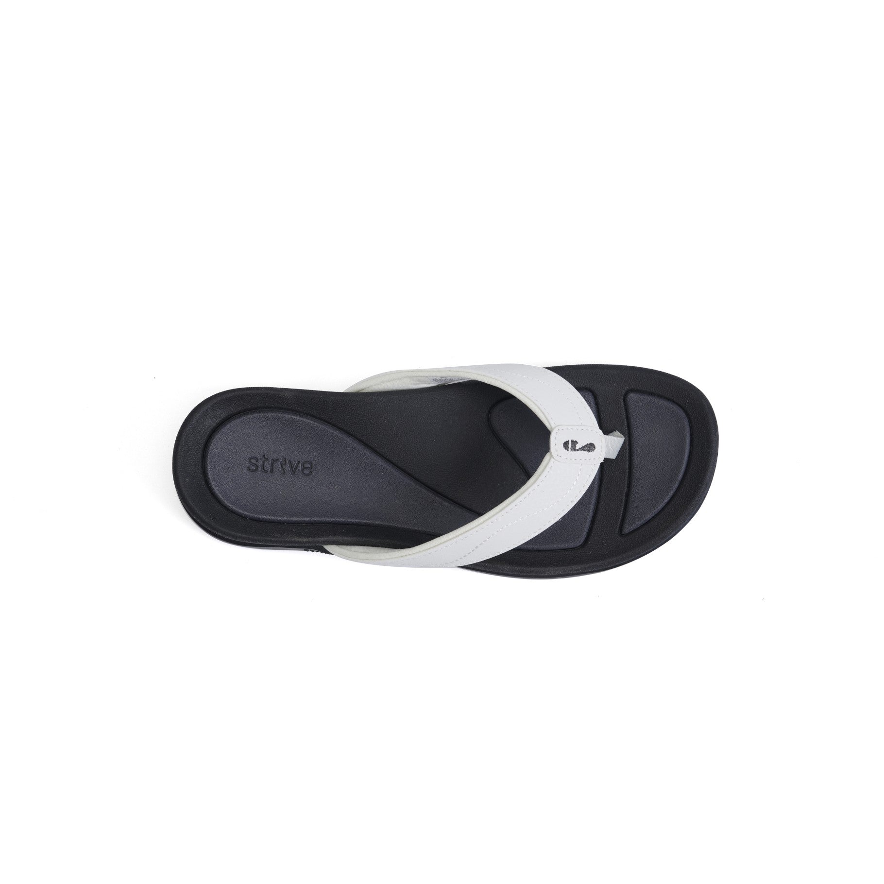 Strive Wave Women\'s Orthotic Water-Friendly Sandals - White - Overhead