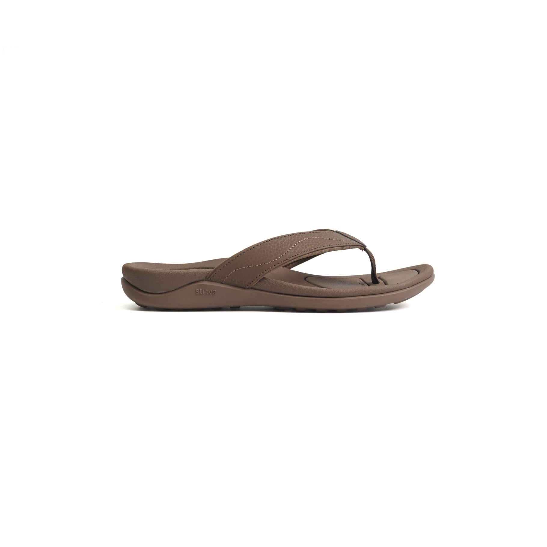 Strive Wave Women\'s Orthotic Water-Friendly Sandals - Chocolate - Side
