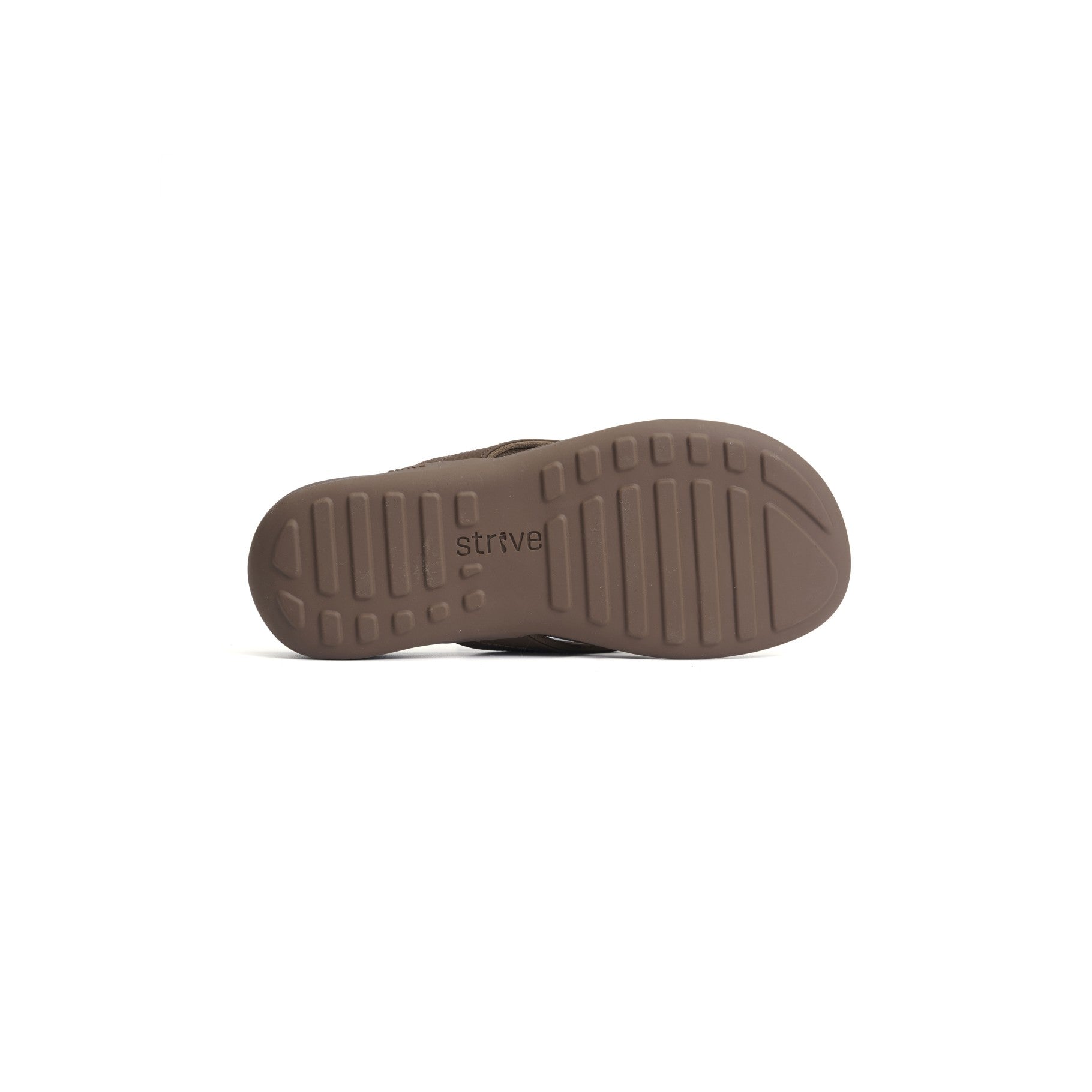 Strive Wave Women\'s Orthotic Water-Friendly Sandals - Chocolate - Bottom View