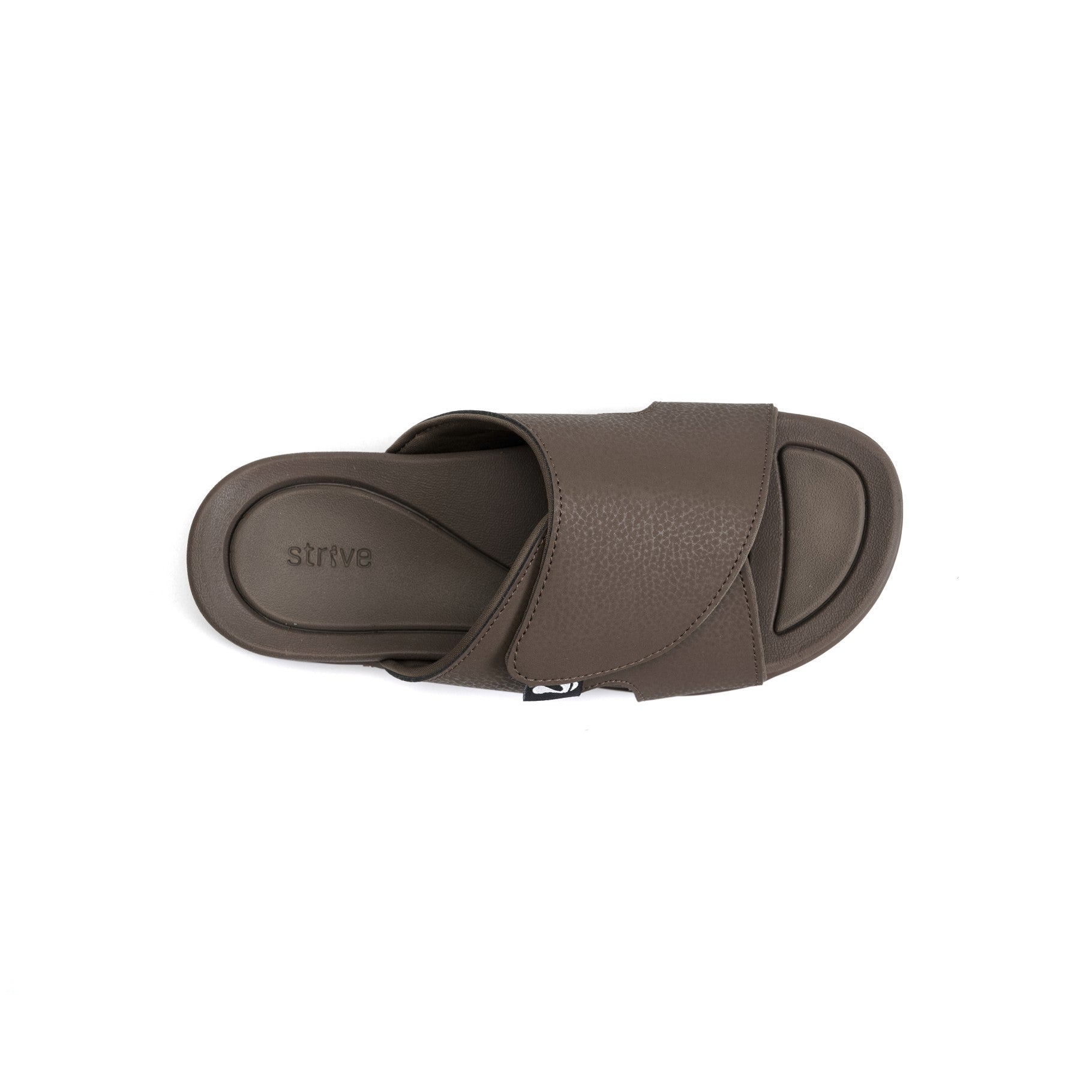 Strive Dune Women's Orthotic Water-Friendly Adjustable Sandal - Chocolate - Overhead