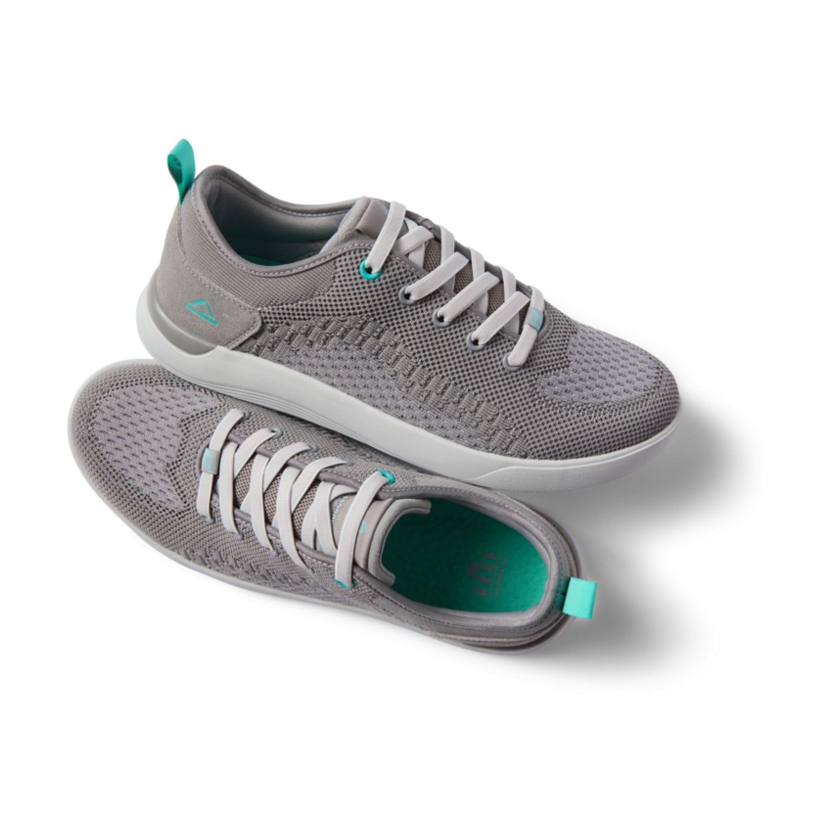 Reef Swellsole Neso view 3 - Grey/Aqua