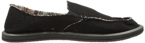 Sanuk Donna Hemp - Women\'s Flat - Black