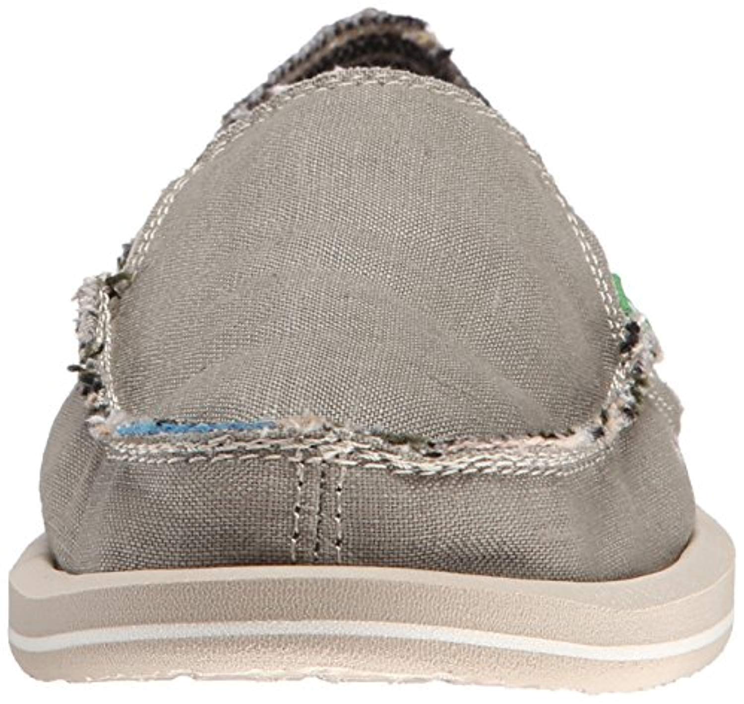 Sanuk Donna Hemp - Women's Loafers - Olive Grey