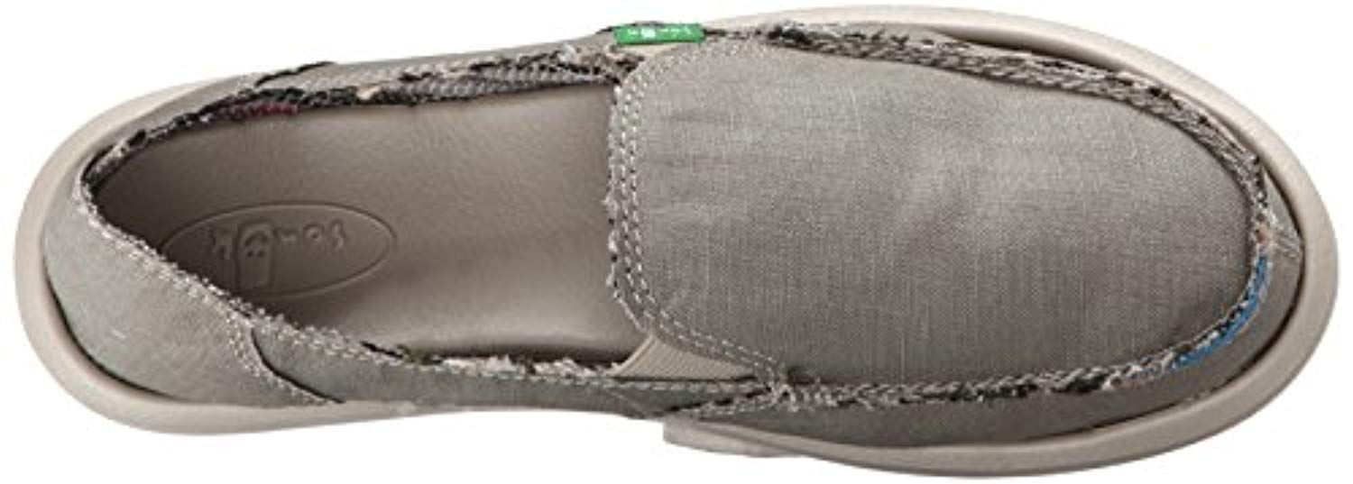 Sanuk Donna Hemp - Women's Loafers - Olive Grey