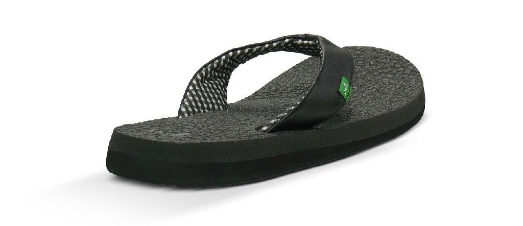 Sanuk Yoga Mat - Cushioned Sandals - Women's - Ebony Black