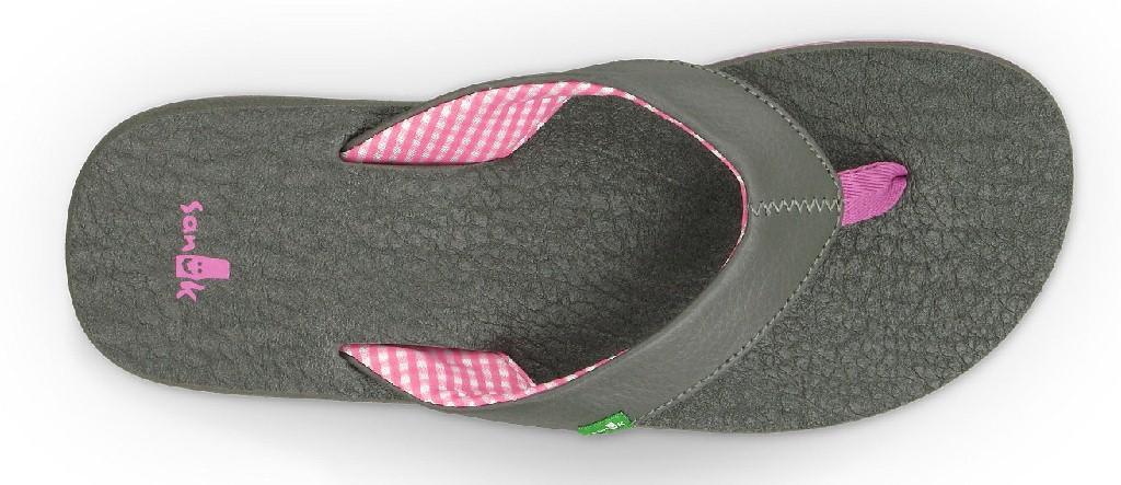 Sanuk Yoga Mat - Cushioned Sandals - Women's - Gunmetal Grey