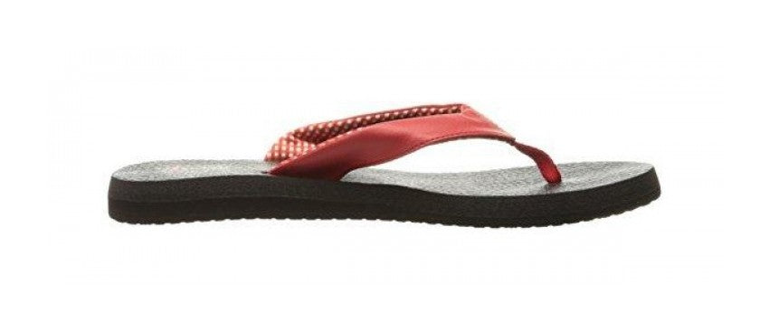 Sanuk Yoga Mat - Cushioned Sandals - Women\'s - Bright Red