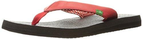 Sanuk Yoga Mat - Cushioned Sandals - Women\'s - Bright Red