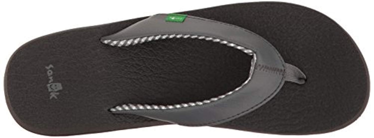 Sanuk Yoga Mat - Cushioned Sandals - Women's - Charcoal
