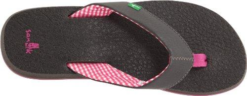 Sanuk Yoga Mat - Cushioned Sandals - Women\'s - Gunmetal  Grey