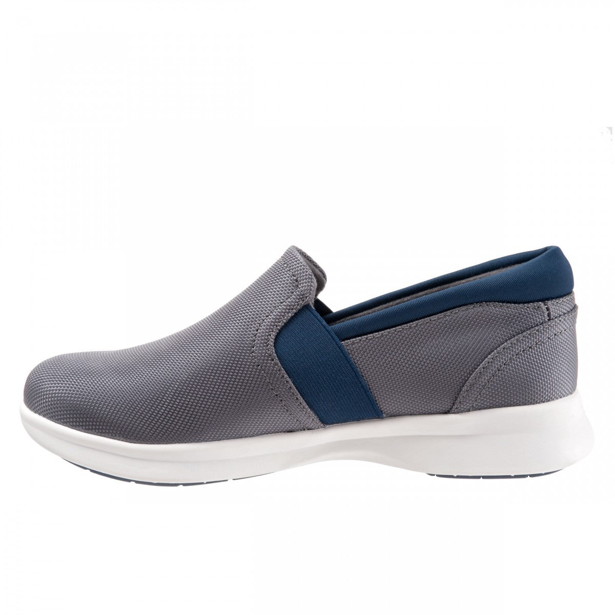 Softwalk Vantage - Grey's Anatomy Slip-on Shoe - Womens - Grey/nvy - inside