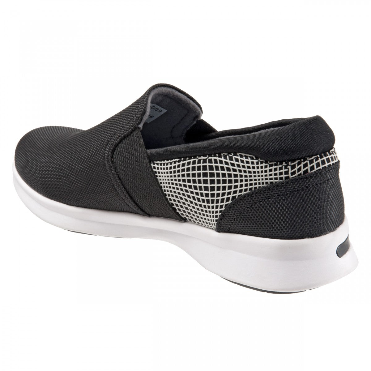 Softwalk Vantage - Grey's Anatomy Slip-on Shoe - Womens - Blk Ball/3d - back34