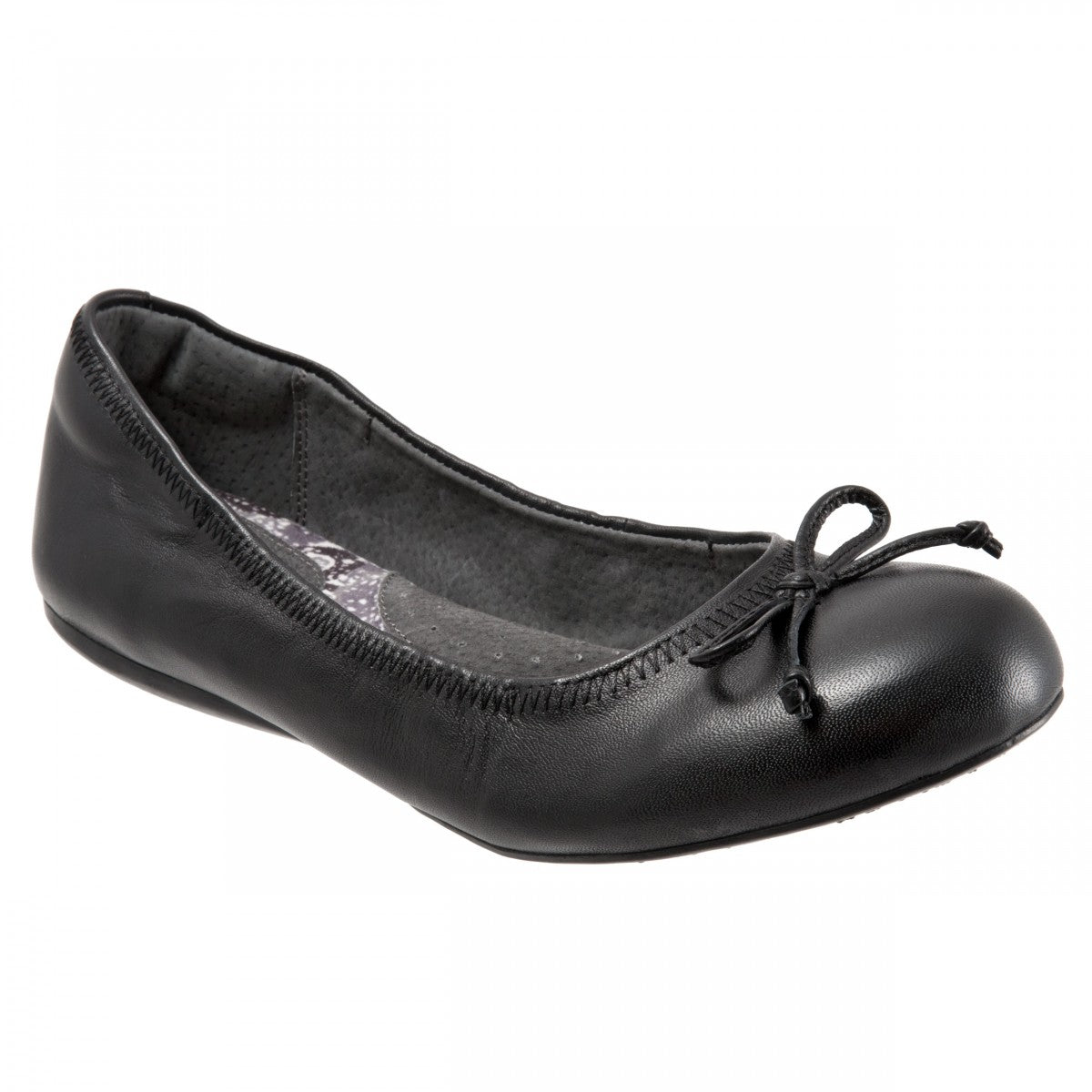 Softwalk Narina - Women's Comfort Ballet Flat - Black - main