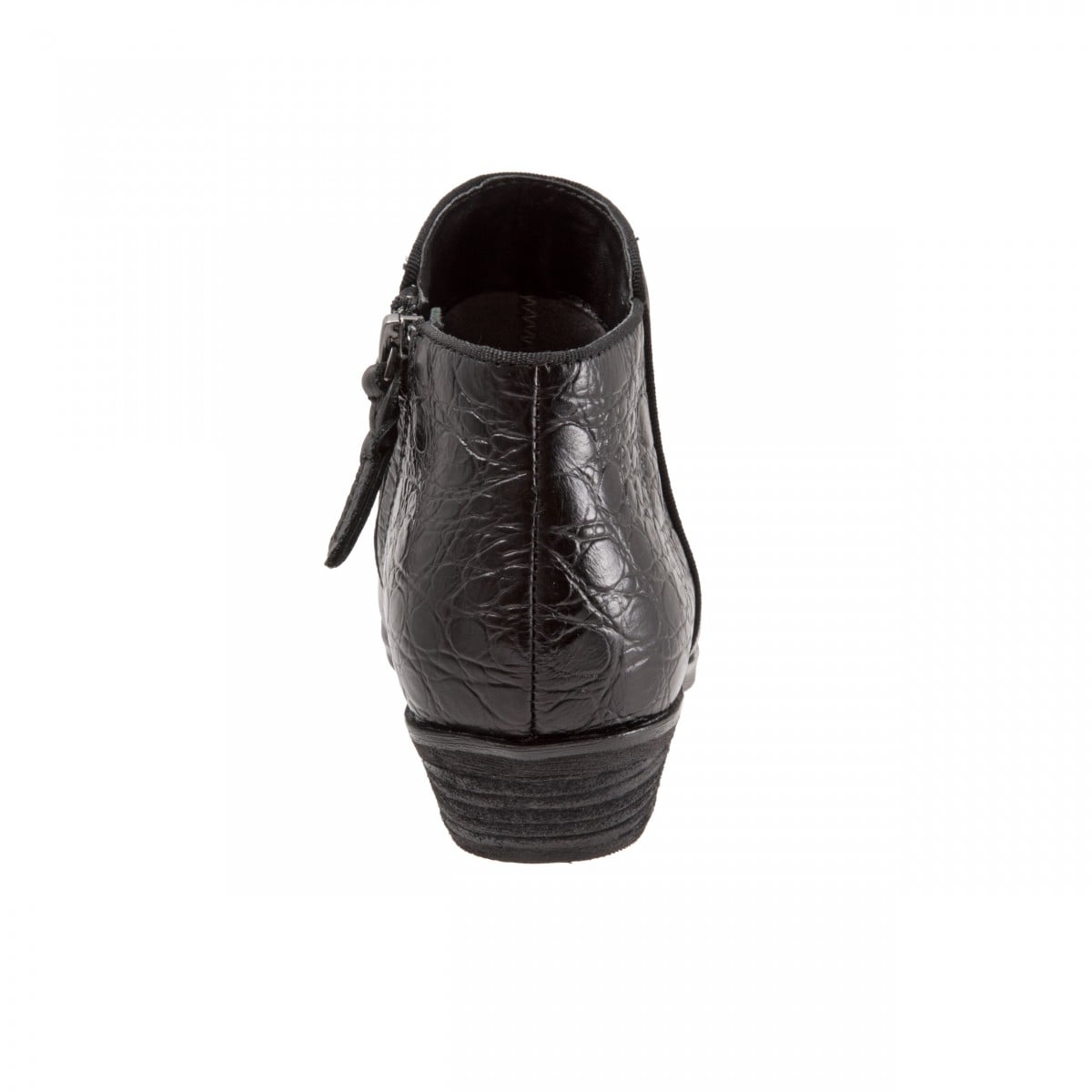 Softwalk Rocklin - Women's Low Cut Boots - Blk Combo - back