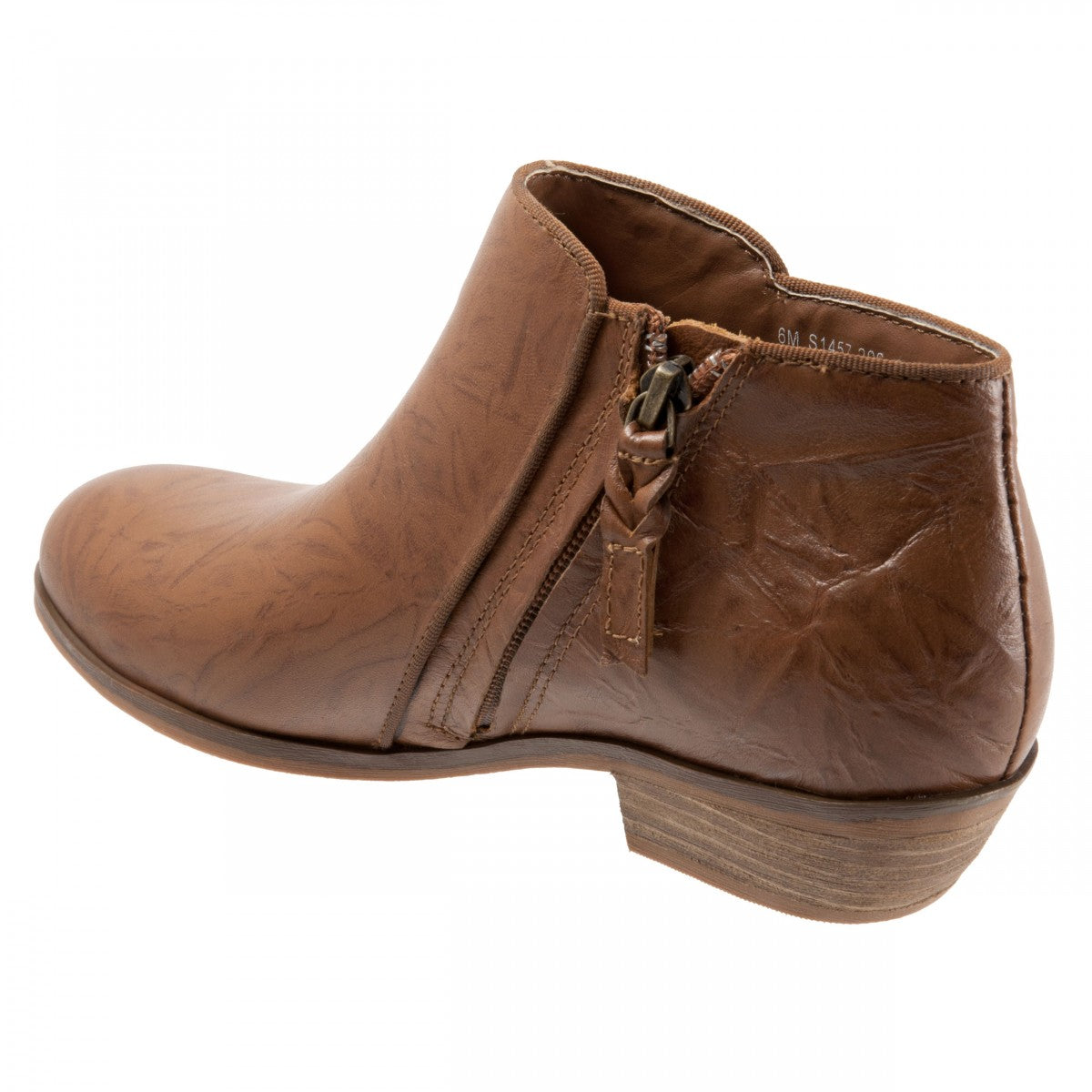 Softwalk Rocklin - Women's Low Cut Boots - Cognac - back34