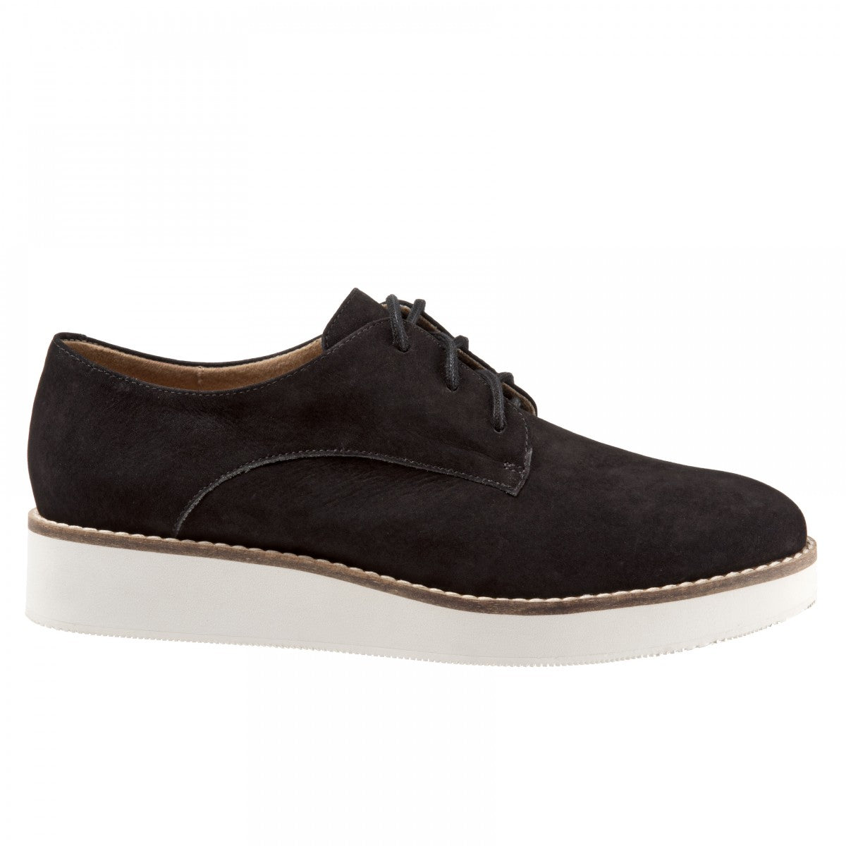 Softwalk Willis Women's Casual Comfort Shoe - Black - outside