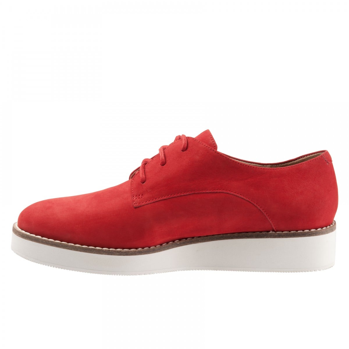 Softwalk Willis Women's Casual Comfort Shoe - Red - inside