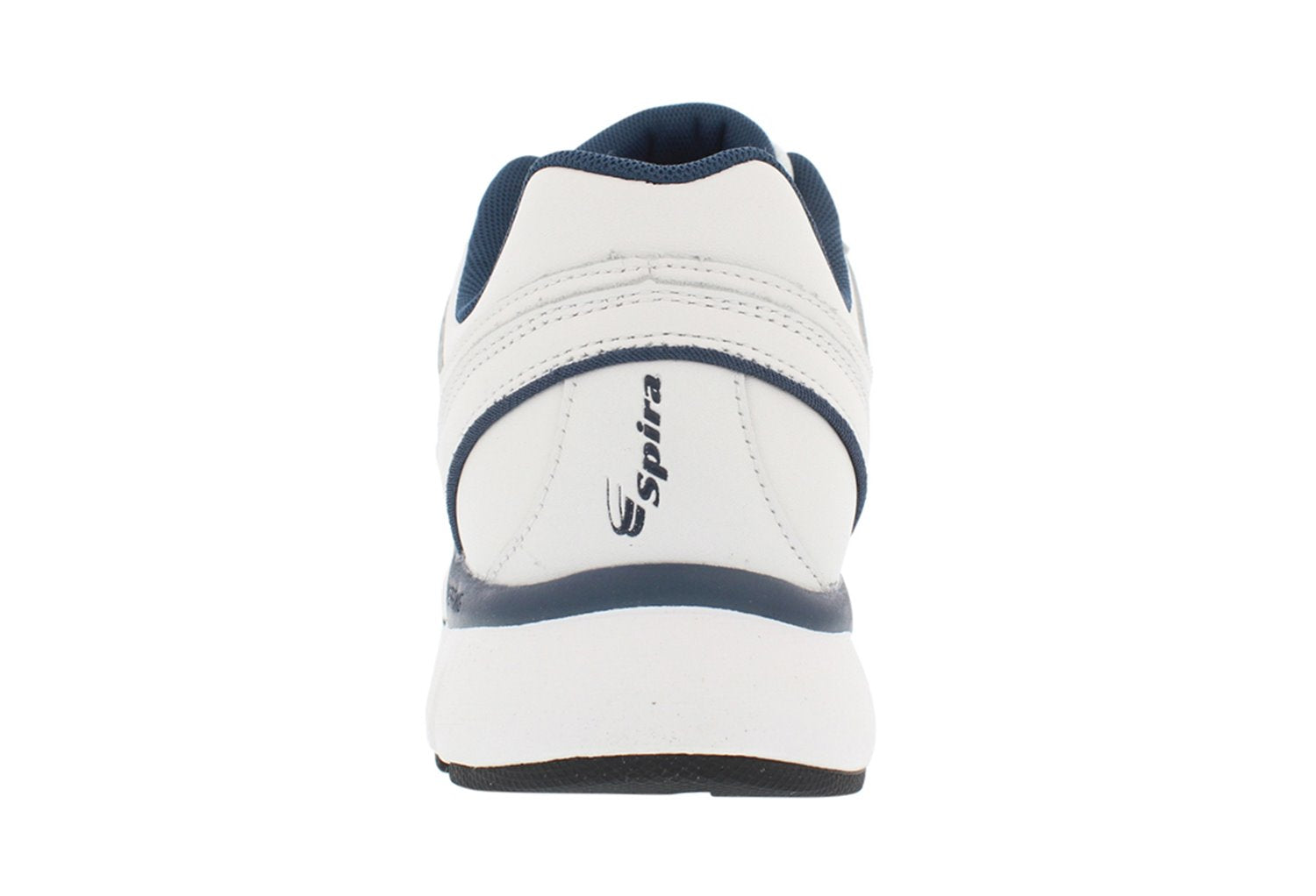 Spira WaveWalker Men's Slip Resistant Walking Shoe  - White / Navy - 6