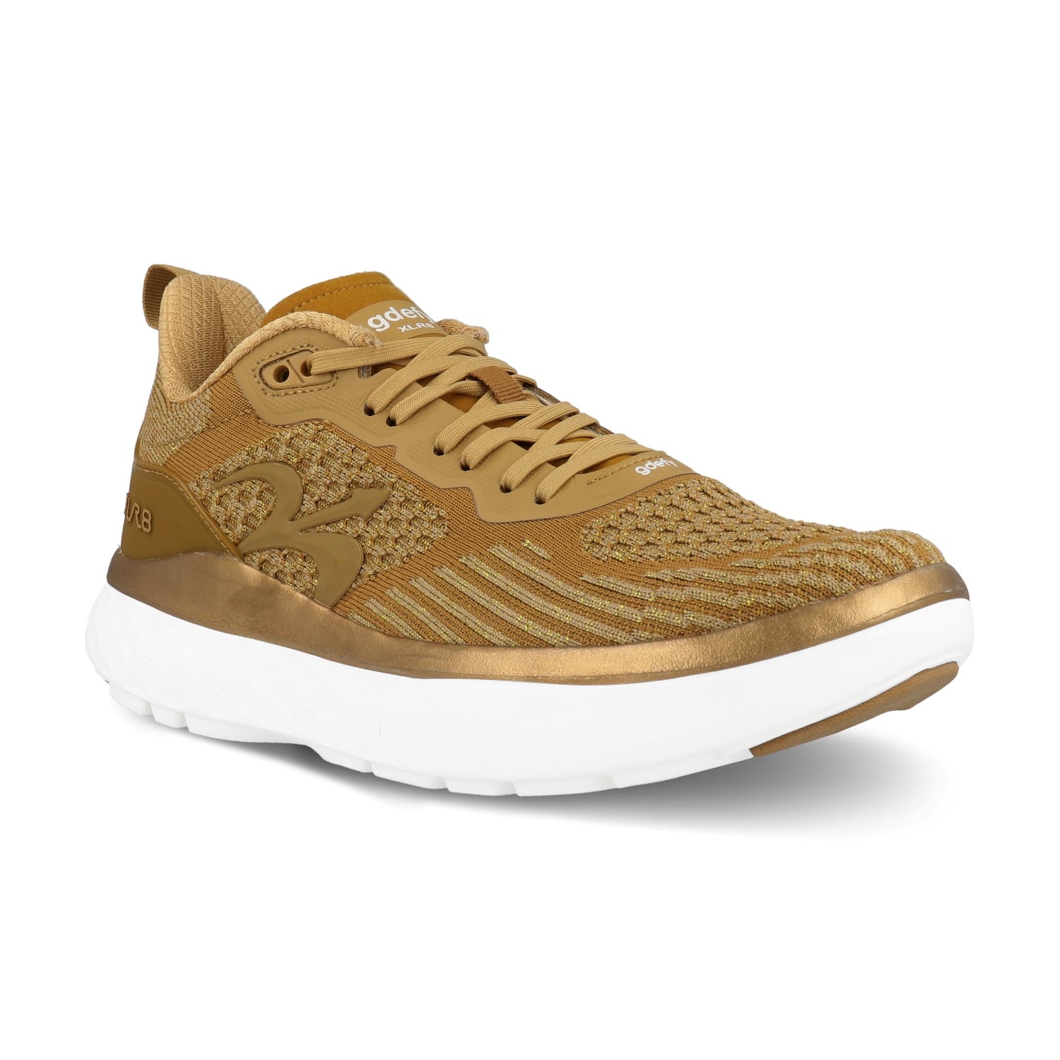 Gravity Defyer Women's XLR8 Running Shoes - Gold - Profile View