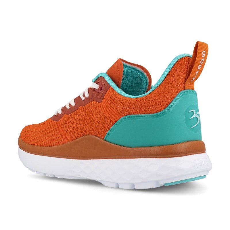 Gravity Defyer Women's XLR8 Running Shoes - Orange Blue - Profile View
