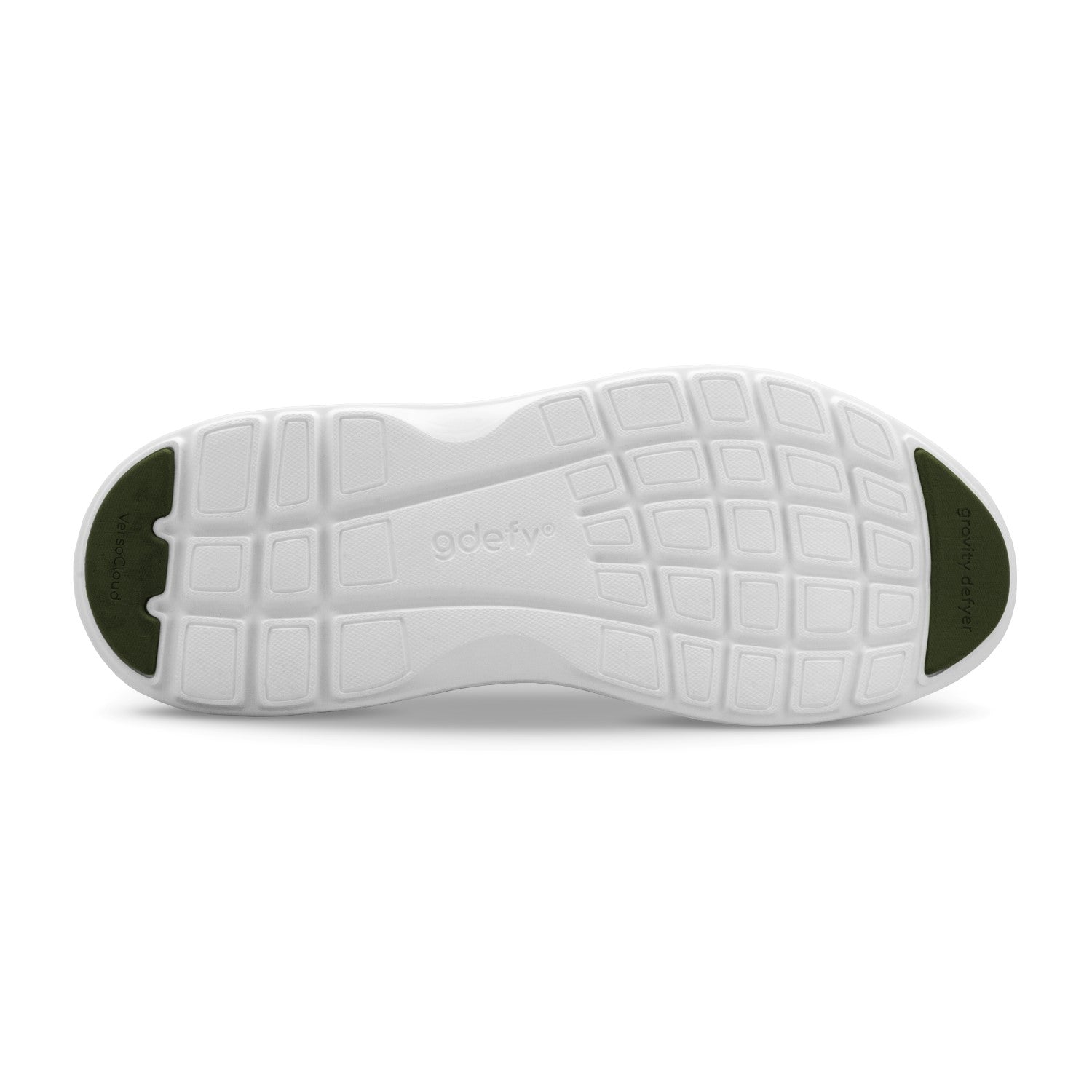 Gravity Defyer Men's XLR8 Running Shoes - Green - Sole View