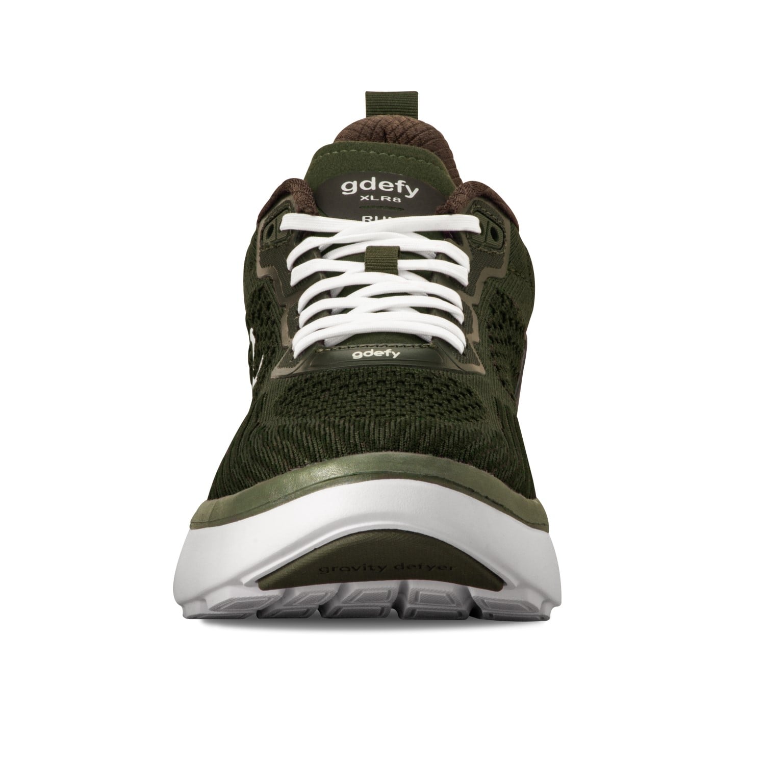 Gravity Defyer Men's XLR8 Running Shoes - Green - Front View