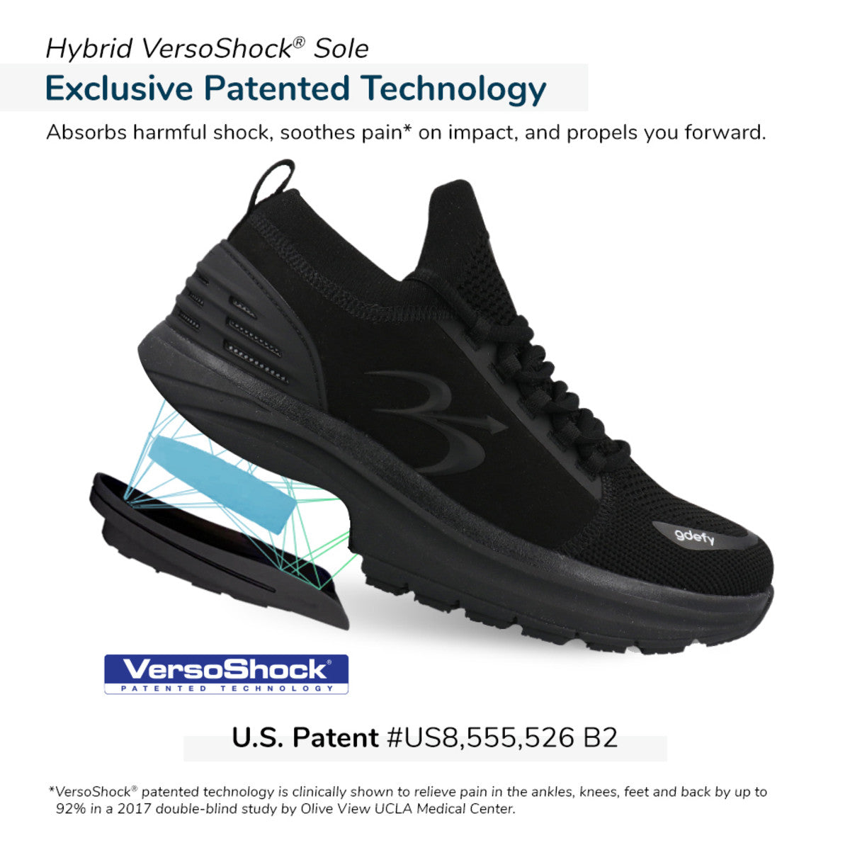 Gravity Defyer MATeeM Women's Athletic Shoes - Pink - Lifestyle Patent Info Diagram