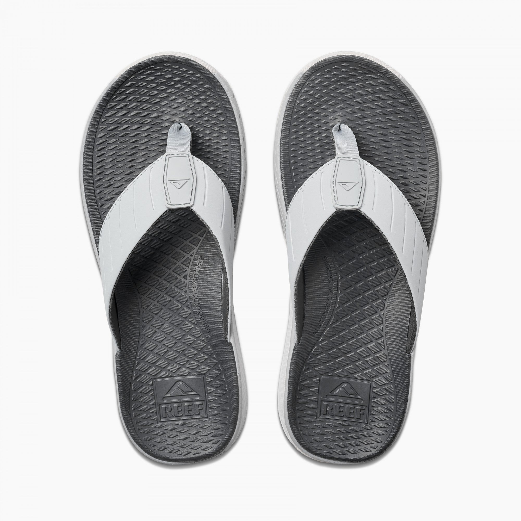 Reef The Deckhand Men\'s Water Friendly Sandals - Grey - Top