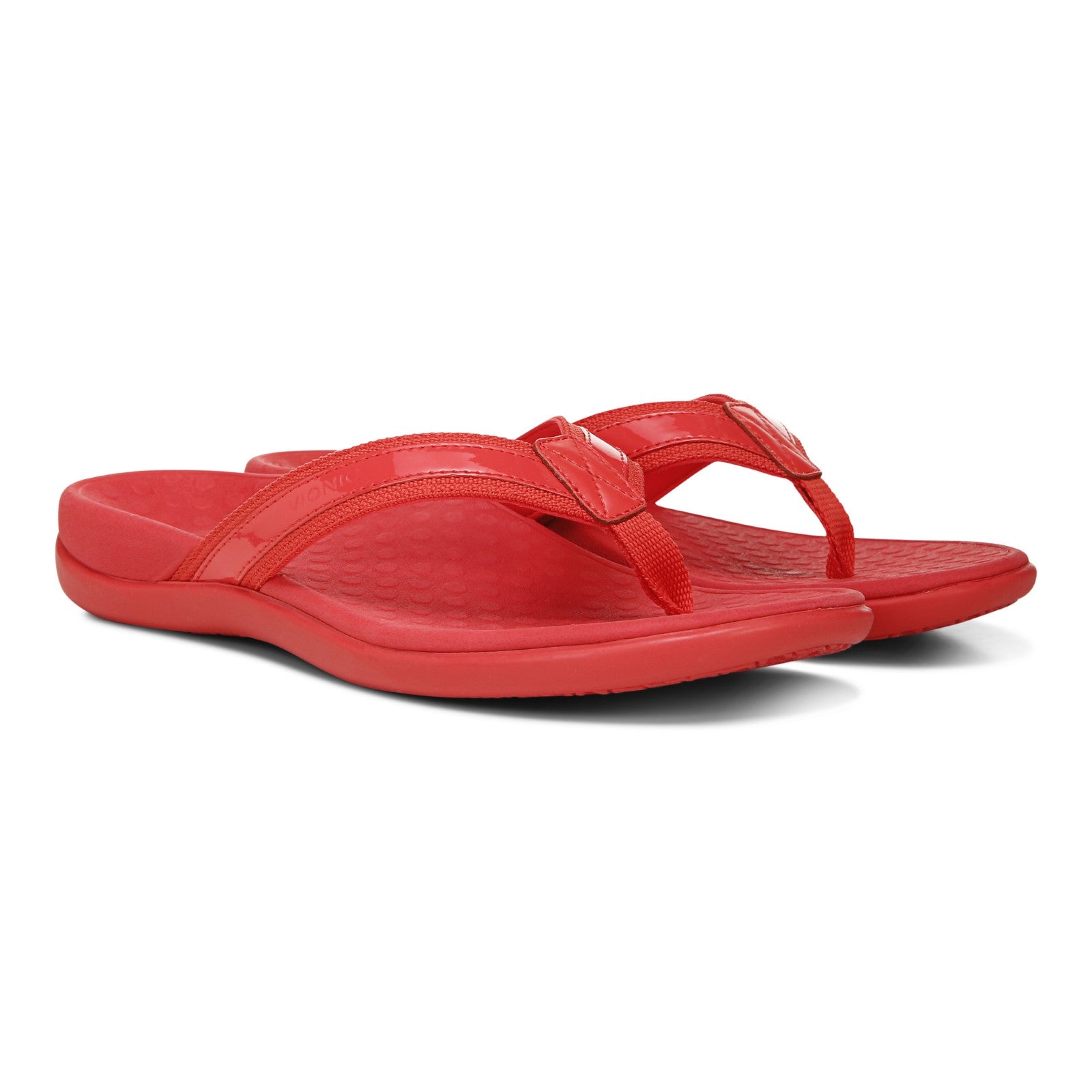 Vionic Tide II - Women's Leather Orthotic Sandals - Orthaheel - Bubblegum - Pair
