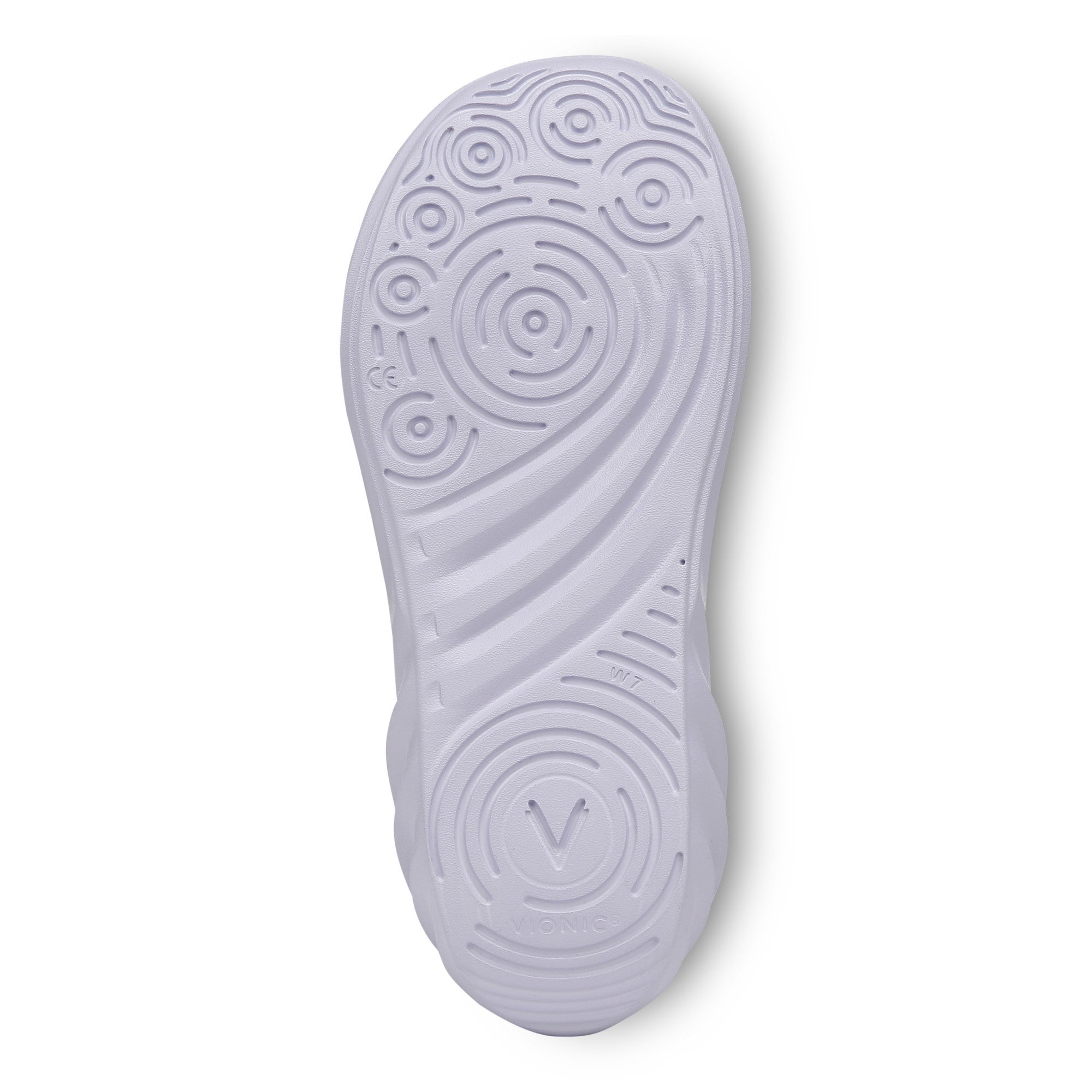Vionic Tide RX Unisex Recovery Cushioned Orthotic Sandal - Hydrangea Purple - Bottom