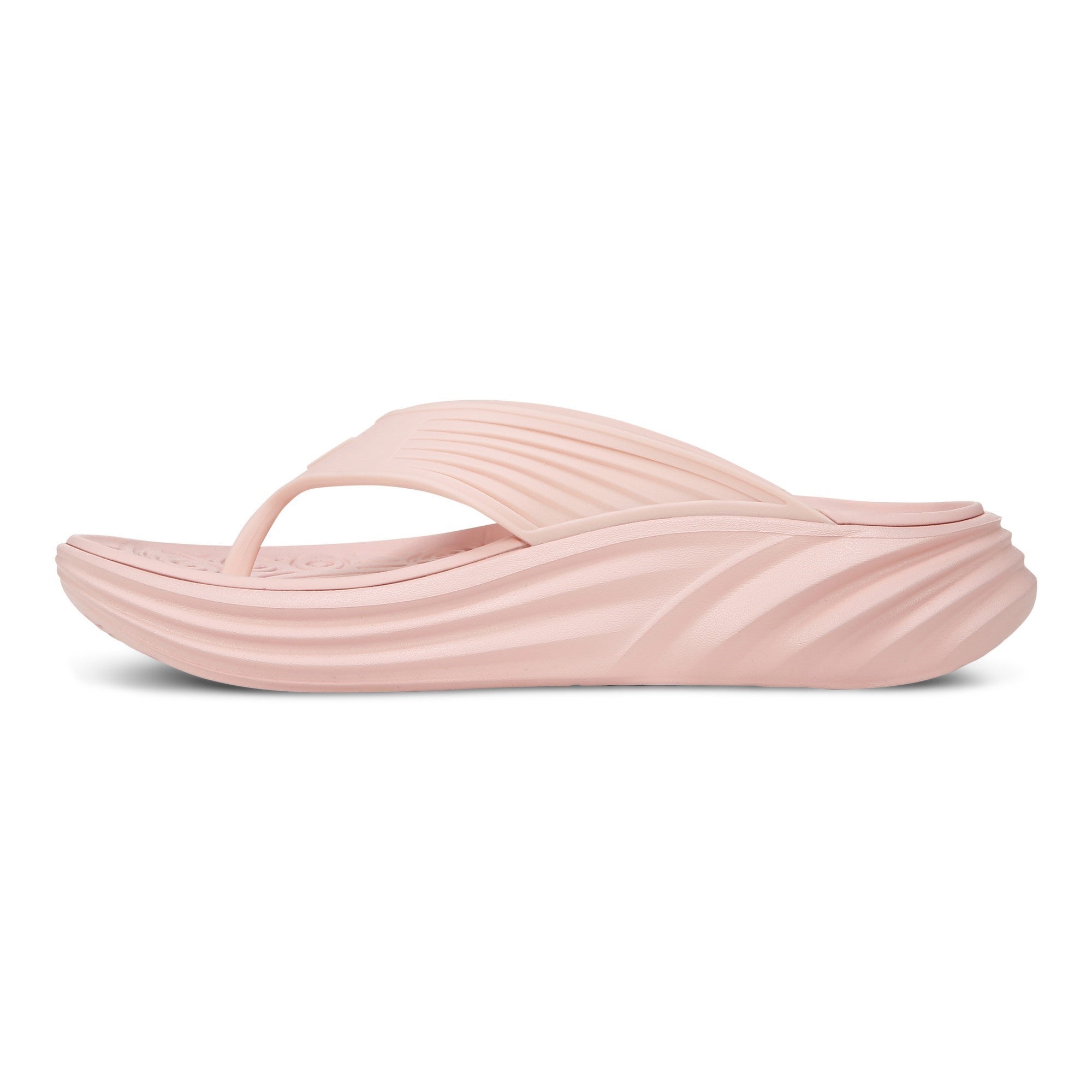 Vionic Tide RX Unisex Recovery Cushioned Orthotic Sandal - Light Pink - Left Side