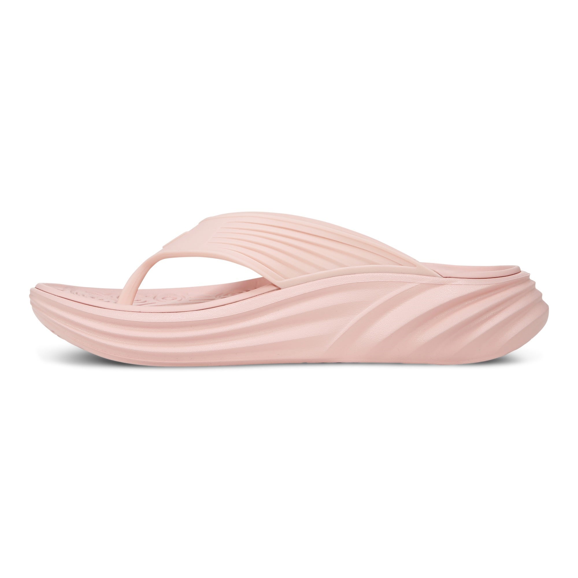 Vionic Tide RX Unisex Recovery Cushioned Orthotic Sandal - Light Pink - Left Side