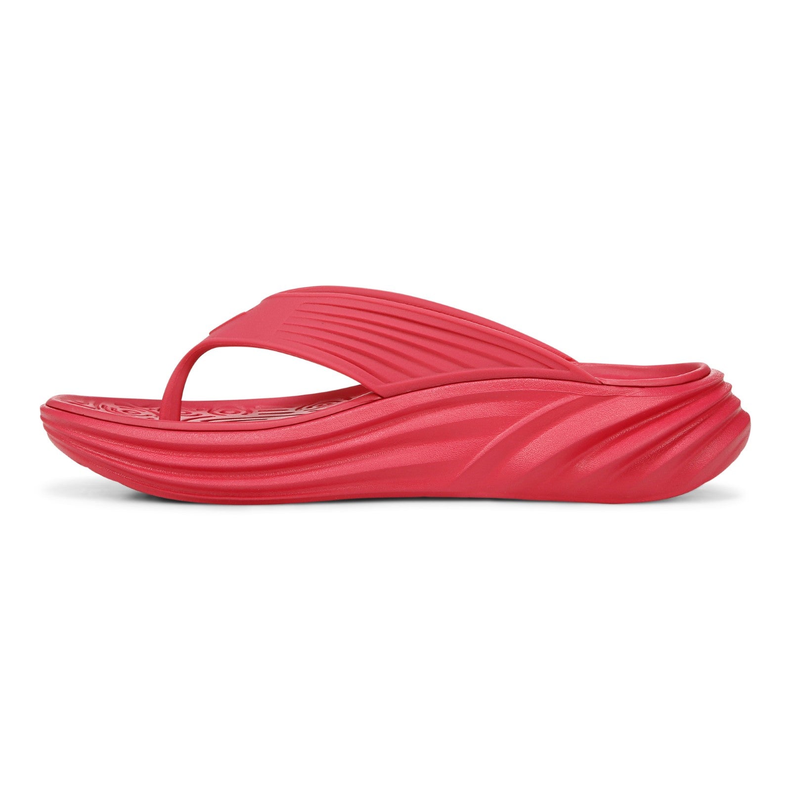 Vionic Tide RX Unisex Recovery Cushioned Orthotic Sandal - Viva Magenta - Left Side