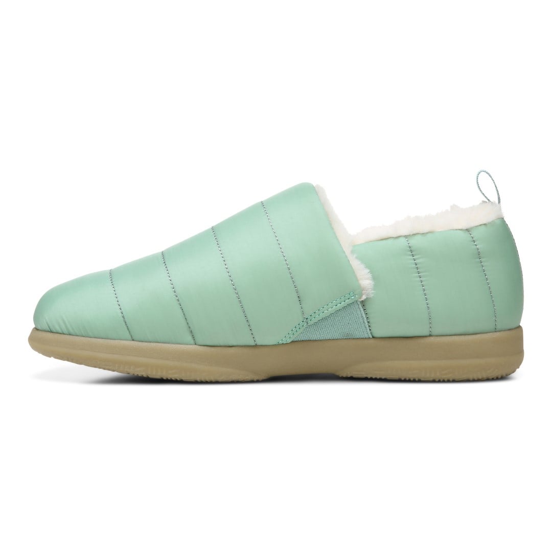 Vionic Tranquil Womens Slipper Casual - Frosty Spruce Nylon - Left Side