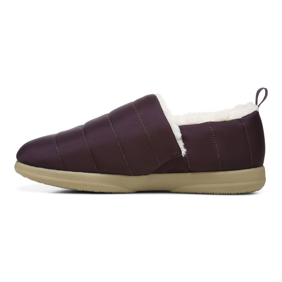 Vionic Tranquil Womens Slipper Casual - Purple Nylon - Left Side