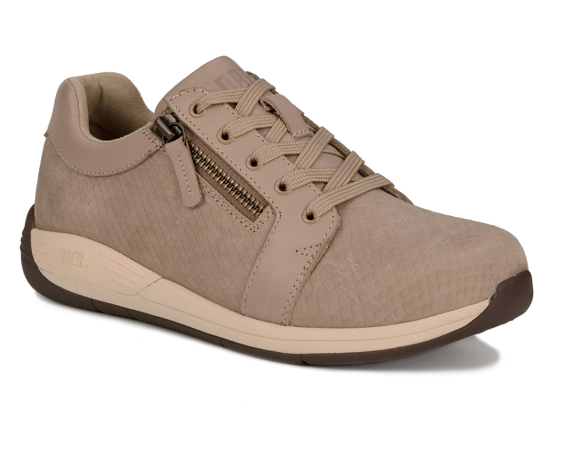 Drew Tally Women's Oxford Shoe - Taupe Nubuck Combo - Main View