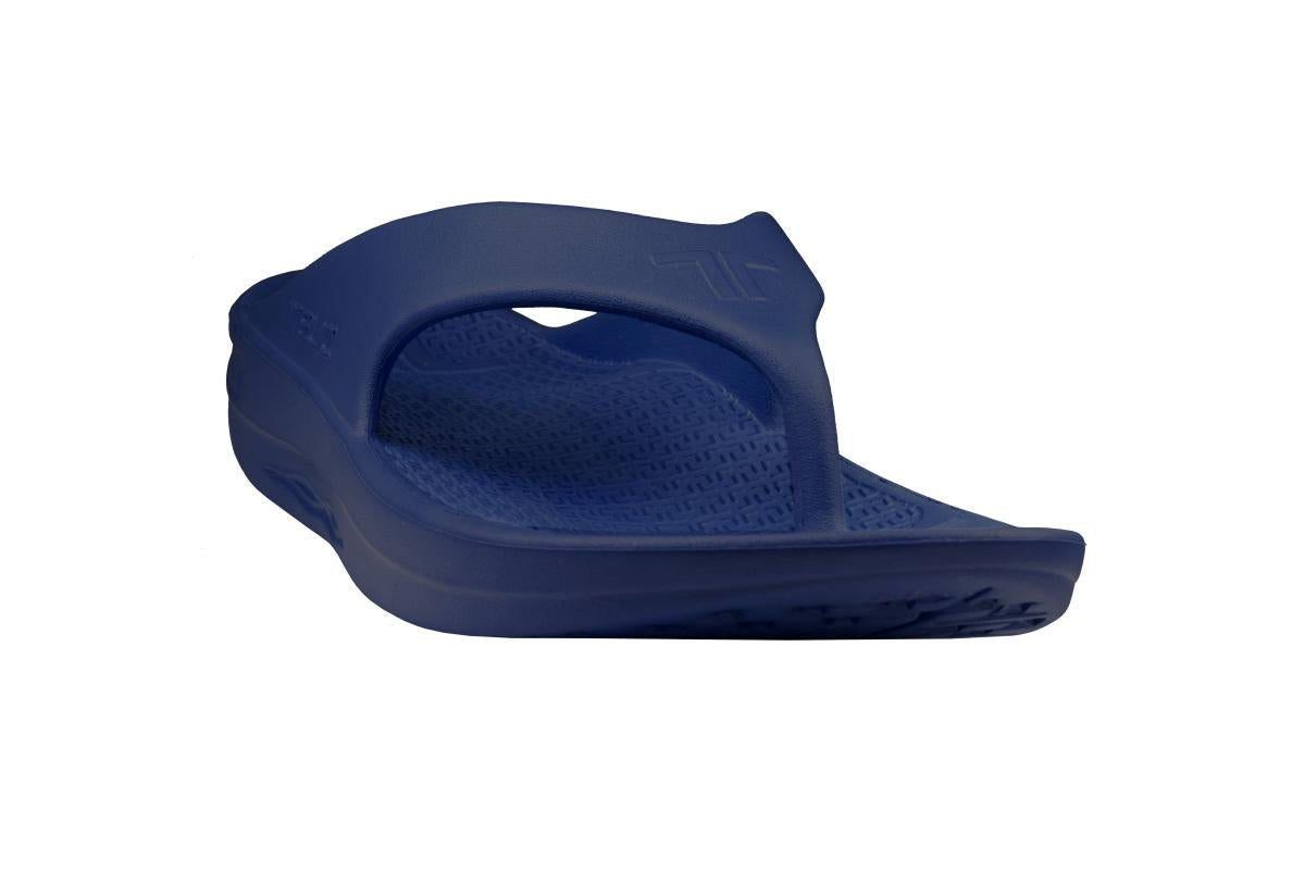 Telic Flip Flop Arch Supportive Recovery Sandal - Unisex - Deep Ocean Angle2