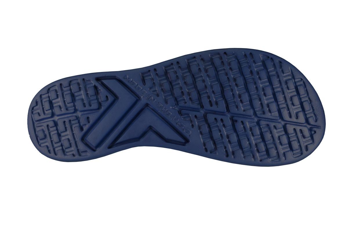Telic Flip Flop Arch Supportive Recovery Sandal - Unisex - Deep Ocean Bottom