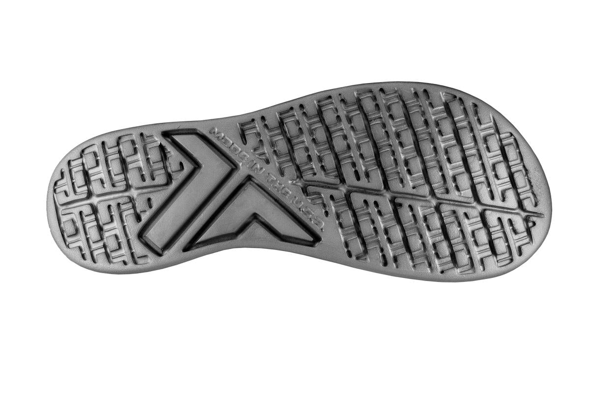 Telic Flip Flop Arch Supportive Recovery Sandal - Unisex - Gray Bottom