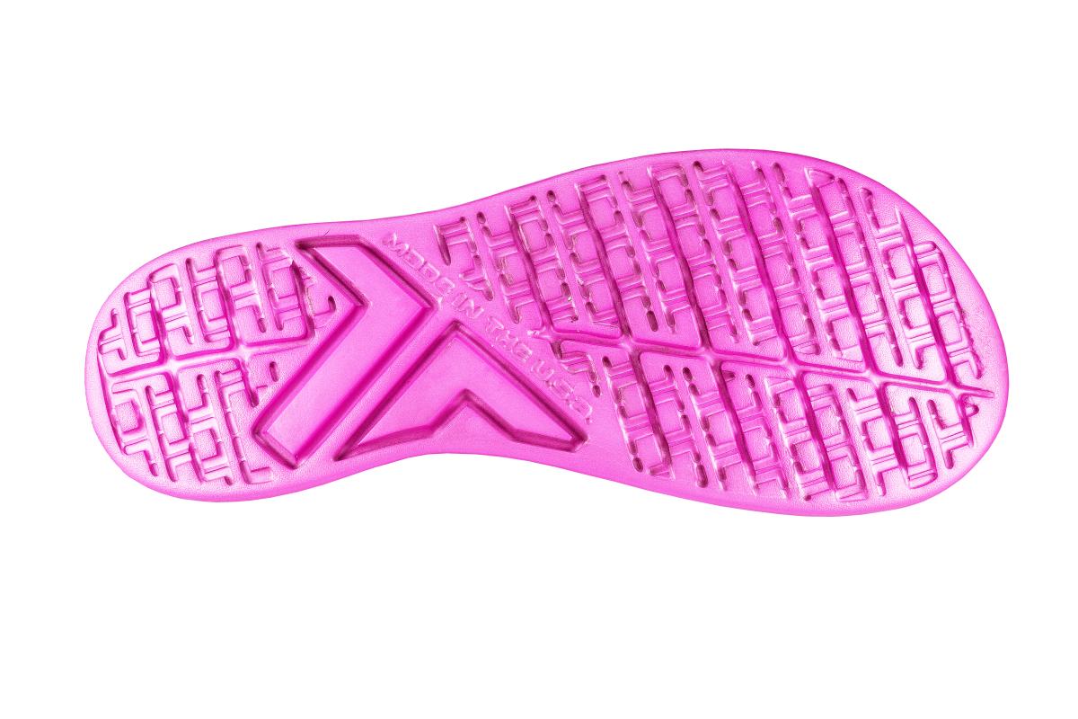 Telic Flip Flop Arch Supportive Recovery Sandal - Unisex - Pink Bottom